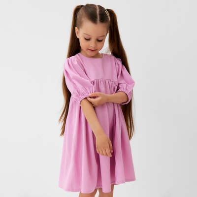 Платье для девочки KAFTAN: Summer cotton, розовое, рост 122-128 см