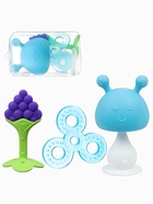 Прорезыватели силиконовые для зубов «Мой Зайка», с погремушкой, набор 3 шт., на присоске, в кейсе, Крошка Я - Фото 2