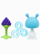 Прорезыватели силиконовые для зубов «Мой Зайка», с погремушкой, набор 3 шт., на присоске, в кейсе, Крошка Я - Фото 3