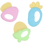 Прорезыватели силиконовые для зубов Крошка Я «Малышу», с погремушкой, набор 3 шт., МИКС - Фото 3