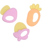 Прорезыватели силиконовые для зубов Крошка Я «Малышу», с погремушкой, набор 3 шт., МИКС - Фото 4
