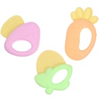 Прорезыватели силиконовые для зубов Крошка Я «Малышу», с погремушкой, набор 3 шт., МИКС - Фото 6