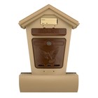 Ящик почтовый индивидуальный пластик Элит беж-корич с замком 6866-00 - фото 300826365
