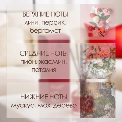 Диффузор ароматический Hygge #22 Персик и пион 50 мл