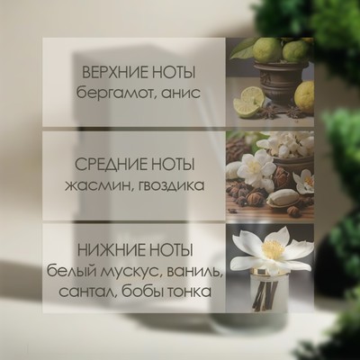 Диффузор ароматический Hygge #3 Табак/Бергамот, 100 мл