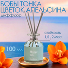 Диффузор ароматический Hygge #19 Бобы тонка и цветок апельсина 100 мл - фото 9089461