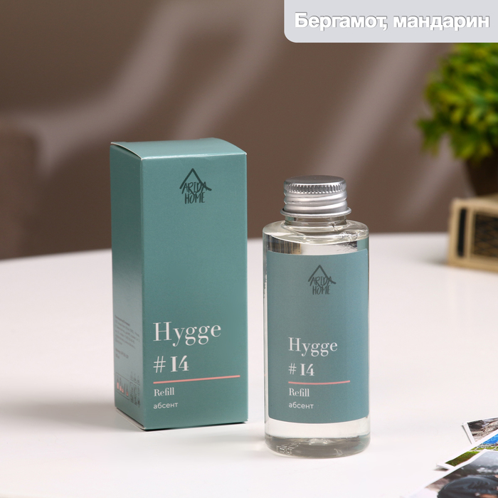 Наполнитель для ароматического диффузора Хюгге #14 Абсент 100 мл - Фото 1