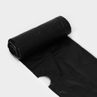 УЦЕНКА Мешки для мусора с завязками Доляна «Люкс», 35 л, 25 мкм, 45×58 см, ПВД, 15 шт, цвет чёрный - Фото 3