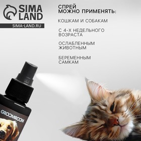 Спрей от паразитов «Groomroom» для кошек и собак, 150 мл