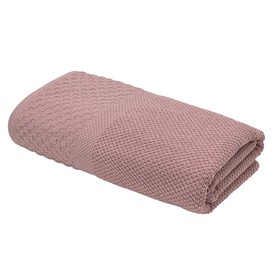 Полотенце махровое «Грант», 450 гр, размер 70x130 см, цвет розовый