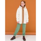 Куртка для девочек, рост 128 см, цвет молочный - Фото 6