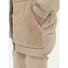Куртка для девочек, рост 158 см, цвет песочный - Фото 3