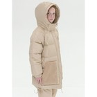 Куртка для девочек, рост 158 см, цвет песочный - Фото 5