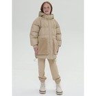 Куртка для девочек, рост 158 см, цвет песочный - Фото 6