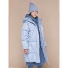 Пальто для девочек, рост 128 см, цвет серый - фото 300562555