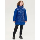 Пальто для девочек, рост 146 см, цвет синий - Фото 8