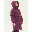Пальто для девочек, рост 134 см, цвет фиолетовый - Фото 4