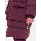 Пальто для девочек, рост 134 см, цвет фиолетовый - Фото 5