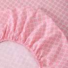 Простыня на резинке Атра 180х200х20, Вестерн, пудра, бязь 120г/м, хл100% - фото 24007429