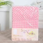 Простыня на резинке Атра 180х200х20, Вестерн, пудра, бязь 120г/м, хл100% - фото 24007431