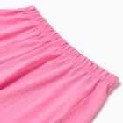 Пижама женская (майка, шорты), цвет розовый/белый, размер 44 - Фото 3