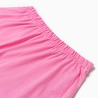 Пижама женская (футболка, шорты), цвет молочный, размер 44 - Фото 4