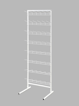 {{photo.Alt || photo.Description || 'УЦЕНКА Стойка для семян, с крючками 14.6 см, 8 ярусов, 64×49×183 см, белая'}}