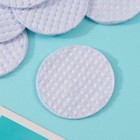 Ватные диски сиреневый 50 шт в п/э пакете - фото 24007597