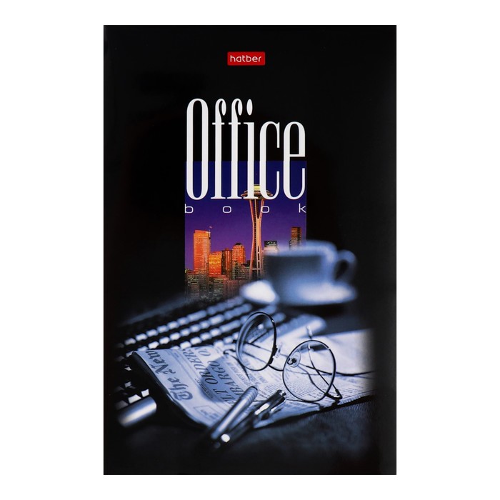 Блокнот А5, 96 листов "Офис-очки", обложка мелованный картон, глянцевая ламинация - Фото 1