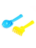 Набор игрушек для песочницы, 6 предметов: ведро, ситечко, совок, грабельки, формочки - Фото 7