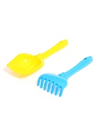 Набор игрушек для песочницы, 4 предмета: ведро, лопатка, грабельки, лейка, МИКС - Фото 4