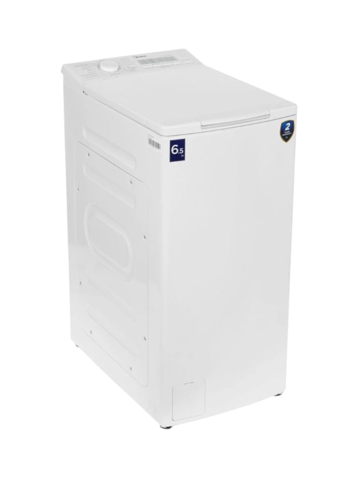 Стиральная машина Midea MFE11W65/W-C, вертикальная загрузка, класс А, 1200 об/мин, до 6.5 кг, белая - Фото 1