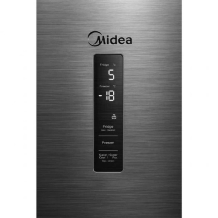 Холодильник Midea MDRB470MGF46O, двухкамерный, класс А+, 360 л, No Frost, серебристый - фото 51554318