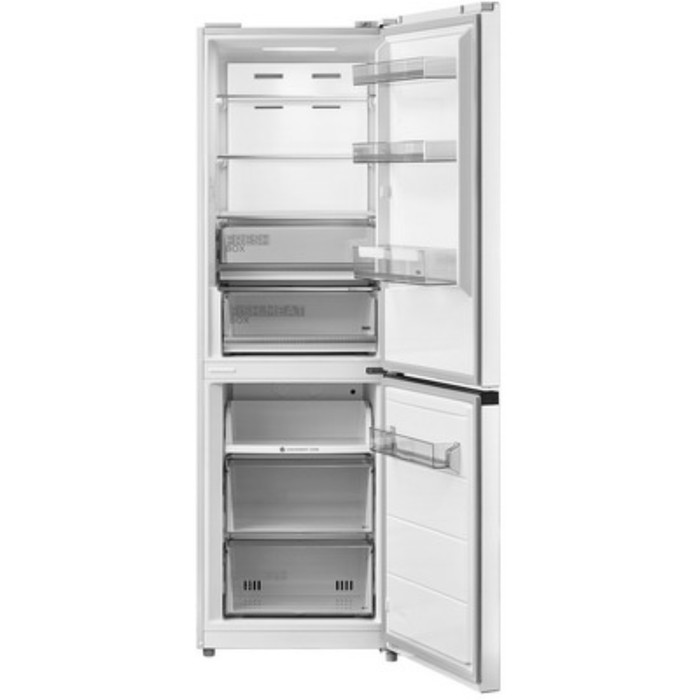 Холодильник Midea MDRB470MGF01O, двухкамерный, класс А+, 360 л, No Frost, белый