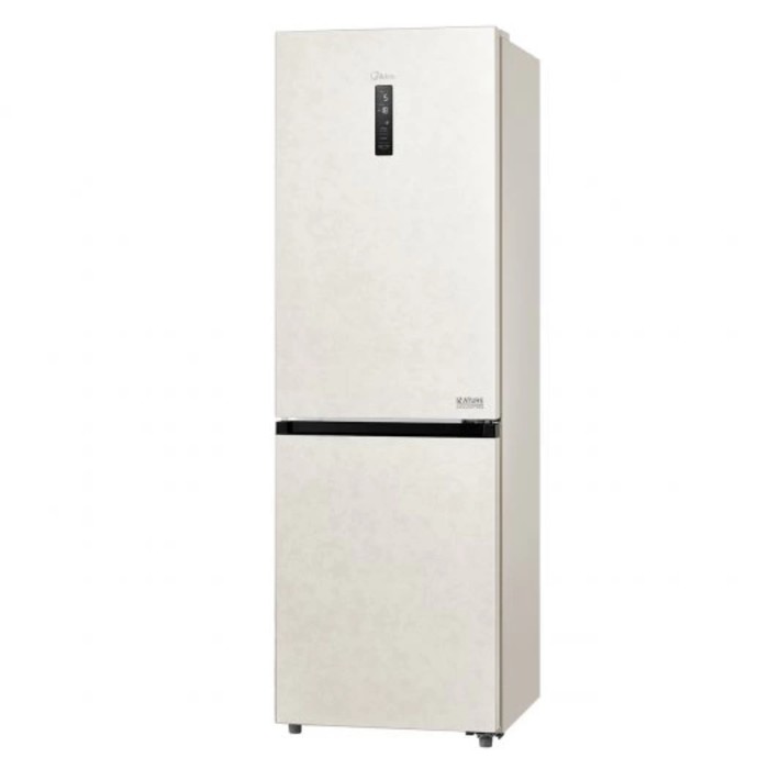 Холодильник Midea MDRB470MGF33O, двухкамерный, класс А+, 360 л, No Frost, бежевый
