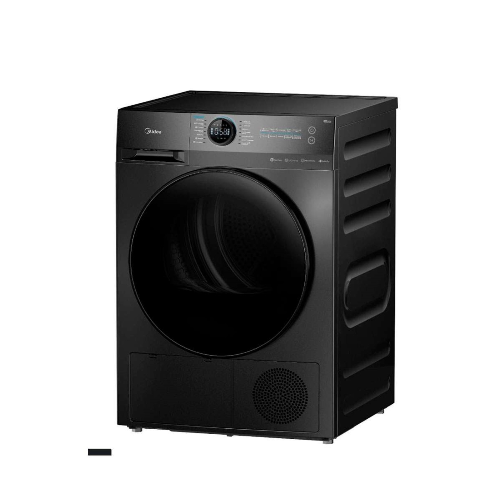 Сушильная машина Midea MD200D90WB/S-RU, класс А++, до 9 кг, титановый ...