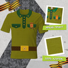 Карнавальный набор «Отважный солдат»: футболка рост 104 см, пилотка р. 54–56 - фото 9691788