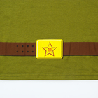 Карнавальный набор на 9 мая «Отважный солдат»: футболка рост 116 см, пилотка р. 54–56 - Фото 5