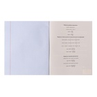 Тетрадь предметная "Капибара", 48 листов в клетку "Алгебра", обложка мелованный картон, тиснение лен, блок офсет - фото 24430781