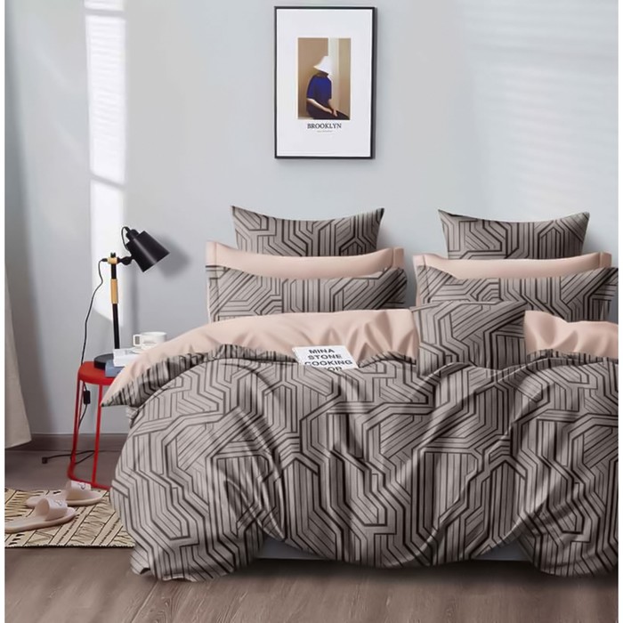

Постельное бельё дуэт, размер 220x240 см, 150х215 см - 2 шт, 50x70 см - 2 шт