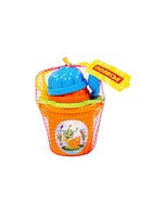 Набор игрушек для песочницы, 6 предметов: ведро, ситечко, совок, грабельки, формочки, МИКС - Фото 5