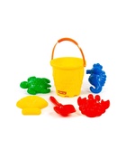 Набор игрушек для песочницы, 6 предметов: ведро, лопатка, 4 формочки - Фото 3