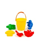 Набор игрушек для песочницы, 6 предметов: ведро, лопатка, 4 формочки - Фото 4