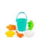 Набор игрушек для песочницы, 6 предметов: ведро, лопатка, 4 формочки - Фото 7