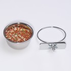 Кормушка для клетки, 150 мл, с креплением на винтах - Фото 3