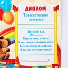 Диплом на выпускной «Выпускника детского сада», 19×11×0.9 см, набор 5 шт. - фото 117415355