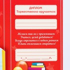 Диплом выпусника "Об окончании 1 го класса", 19х11х0,9 см, набор 5 шт - Фото 4