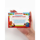 Диплом-фоторамка на выпускной «Выпускник детского сада», набор 5 шт., 24×15 см - фото 117415431