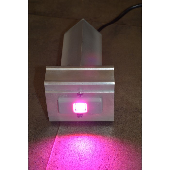 Полноспектровый 10Вт фитосветодиод на радиаторе LED grow light "Мерак" - фото 1908172318