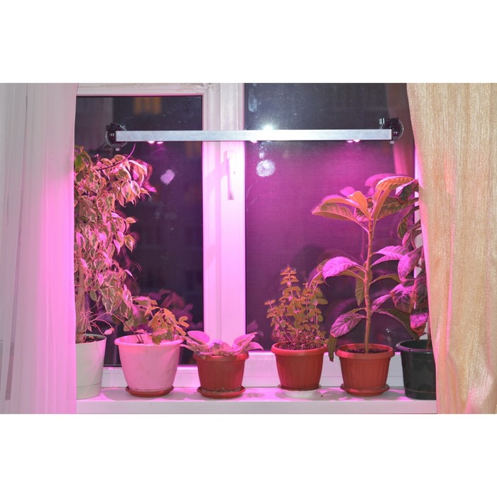 Оконная светодиодная лампа для растений "Васат" 30Вт 90см - фото 1908172340